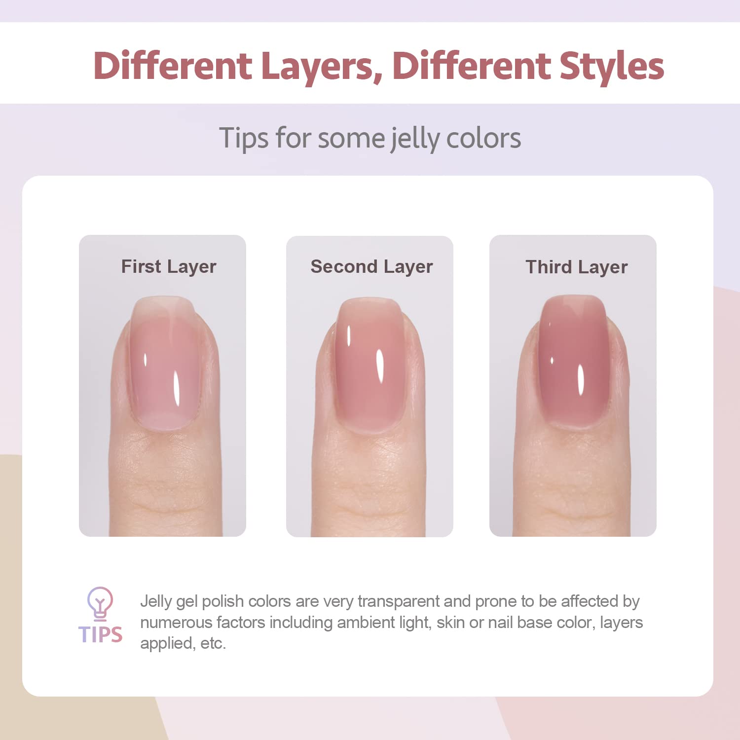 GAOY base coat detail supporting durable, even color adhesion.