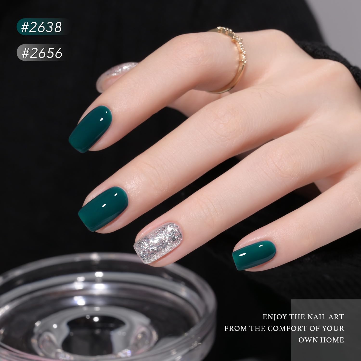 GAOY esmaltes gel, acabado mate para looks invernales sutiles
