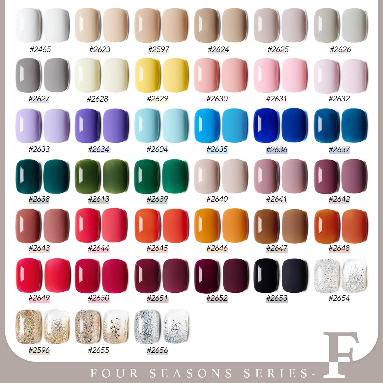 GAOY esmaltes gel, acabado brillante para mani elegante y profesional