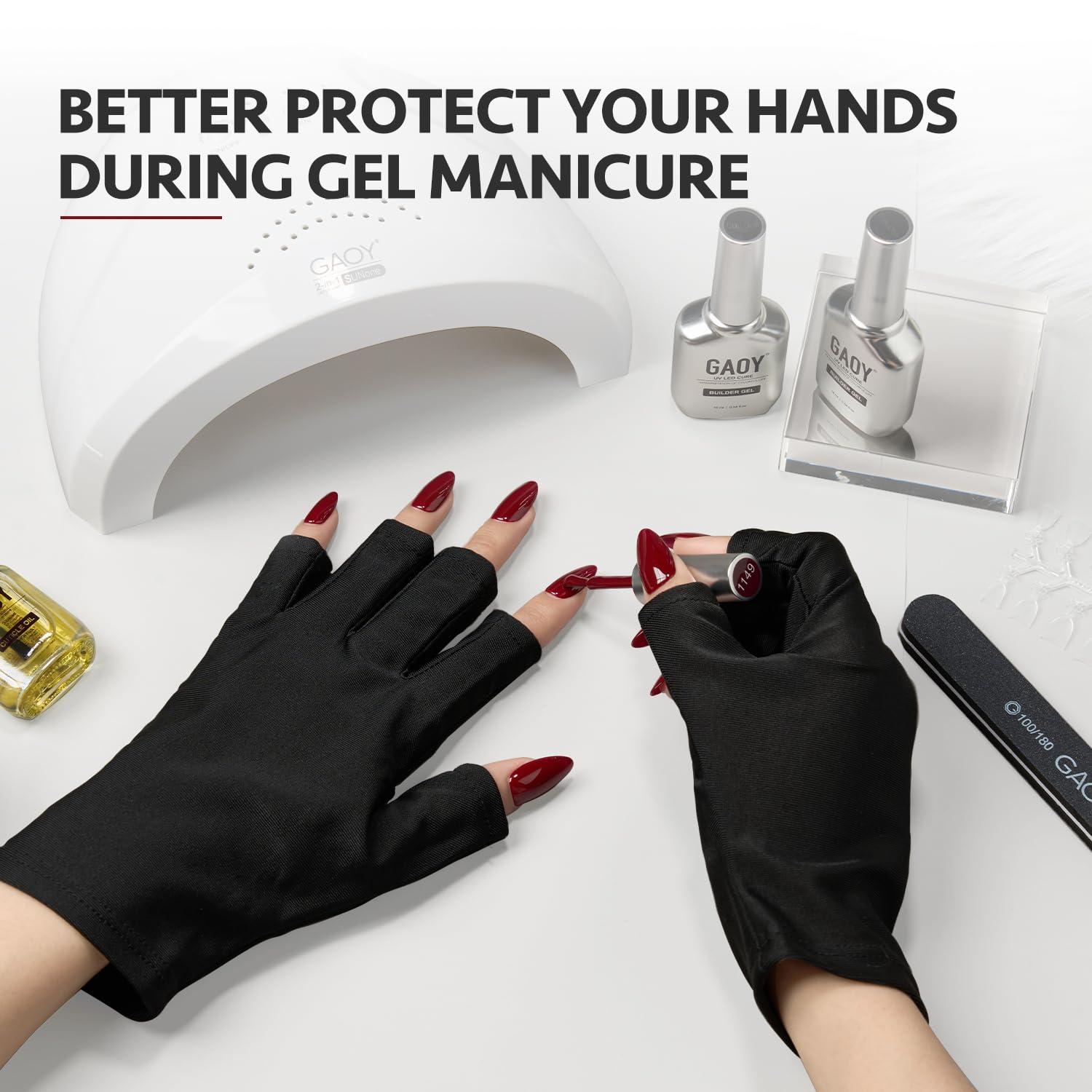 GAOY fingerless design enables easy phone use while maintaining UV protection.