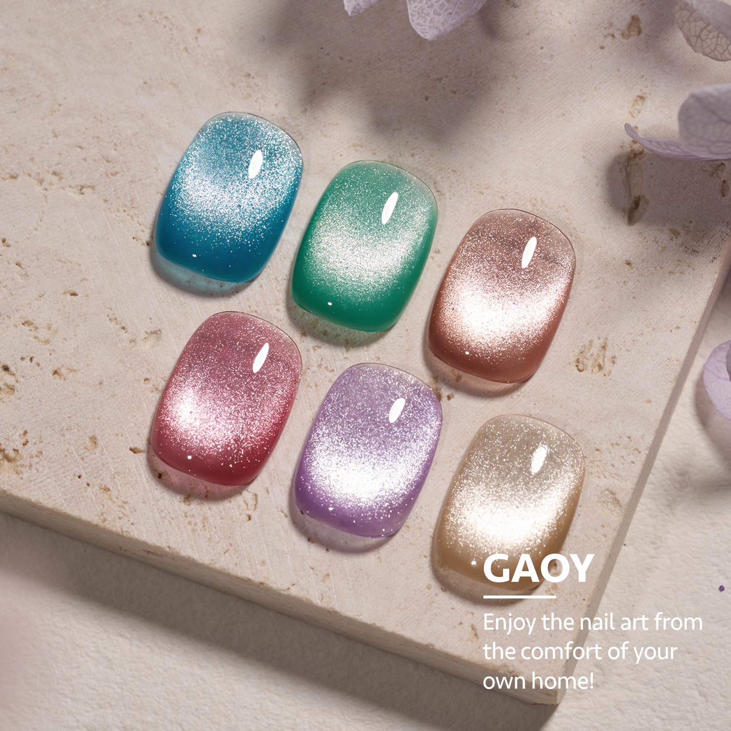 GAOY at-home nail art kit enables DIY spa-style manicure.