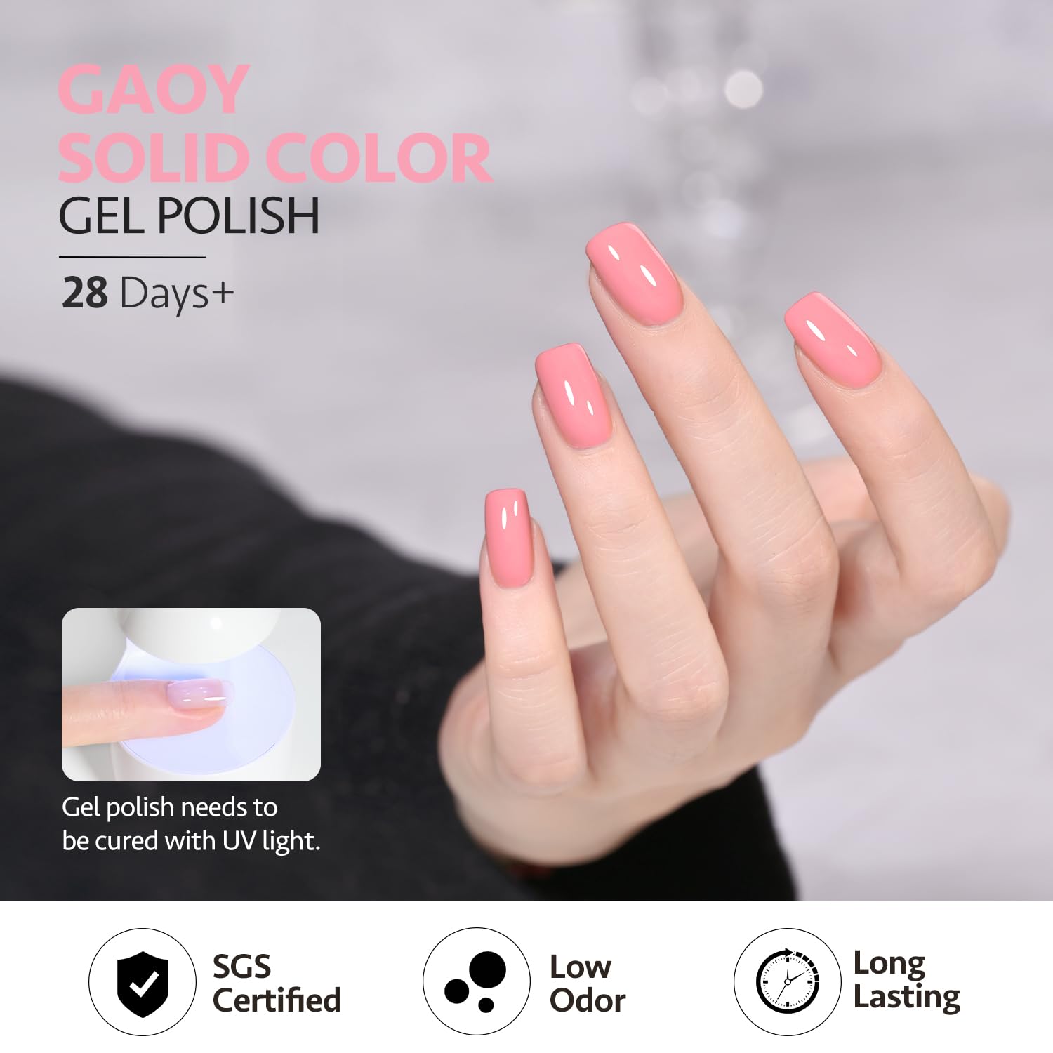 GAOY at-home nail art setup for easy DIY manicure.