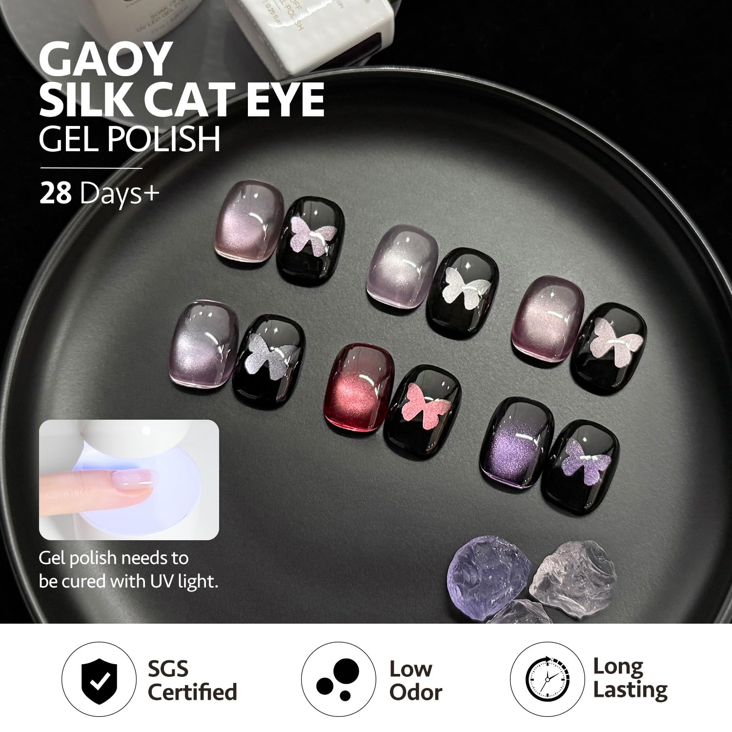 GAOY buff nail bed tip improves adhesion and reduces peeling