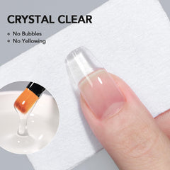GAOY builder gel brush included for smooth self-leveling application