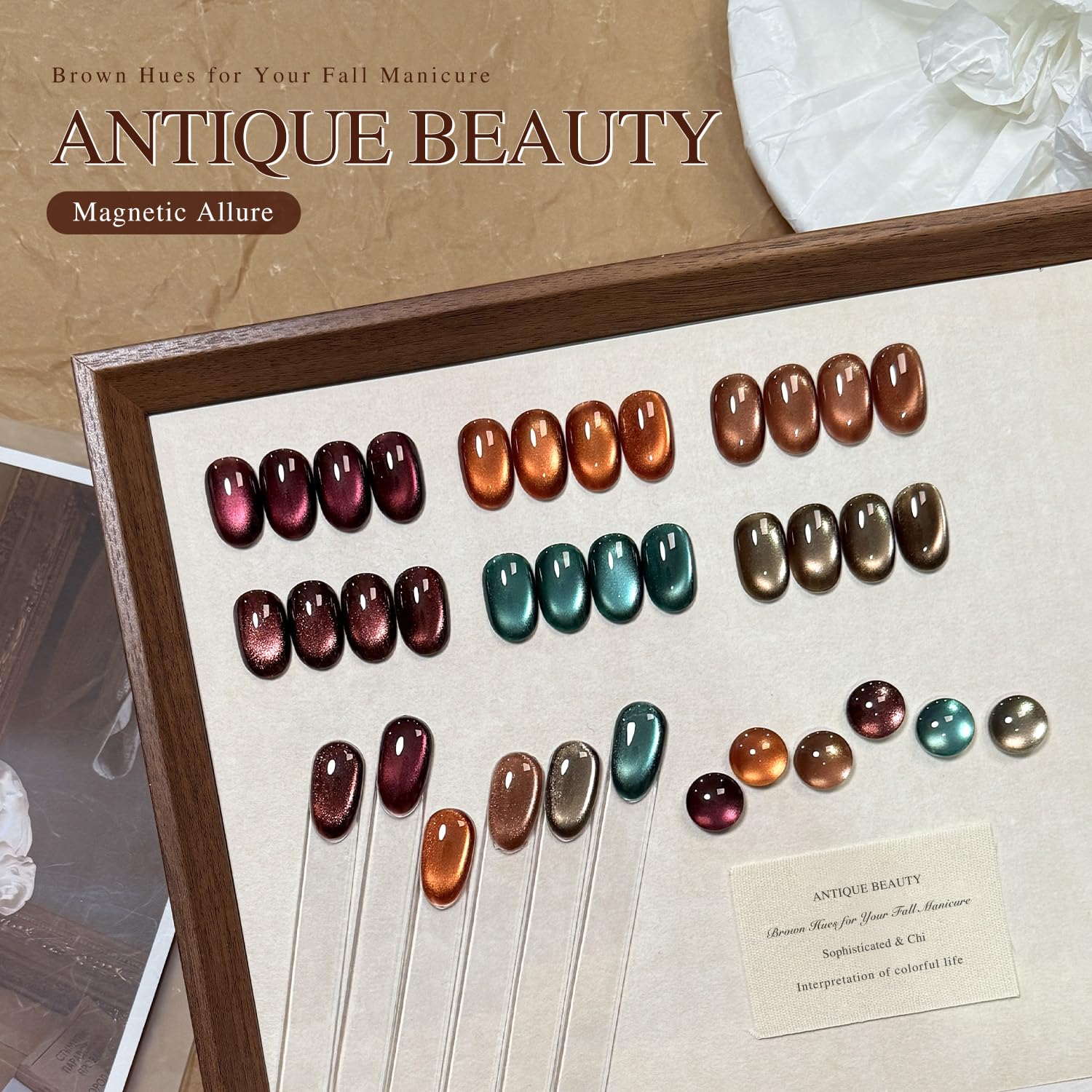 GAOY cat-eye magnet used to create magnetic patterns on nails