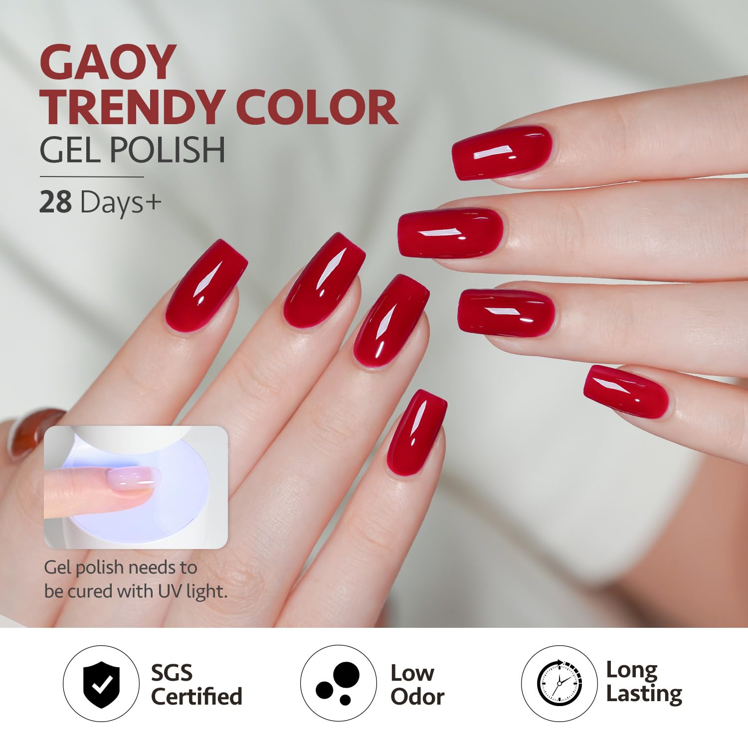 GAOY color swatch palette showcases 39 shades for quick selections
