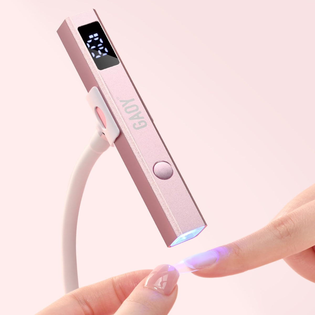 GAOY cordless nail lamp stand with stable setup for hands-free curing