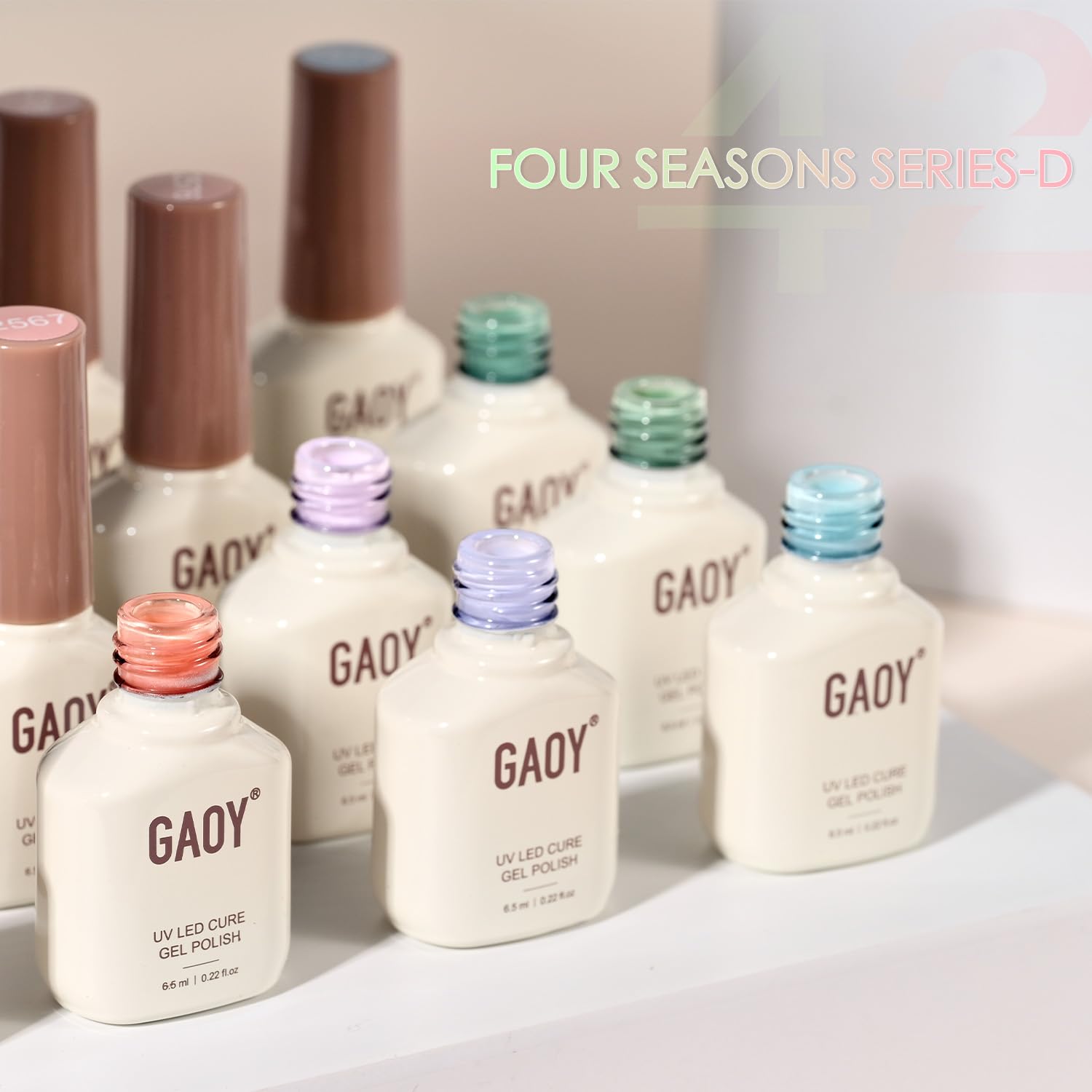 GAOY DIY manicure at home with professional-grade gel polish and kit