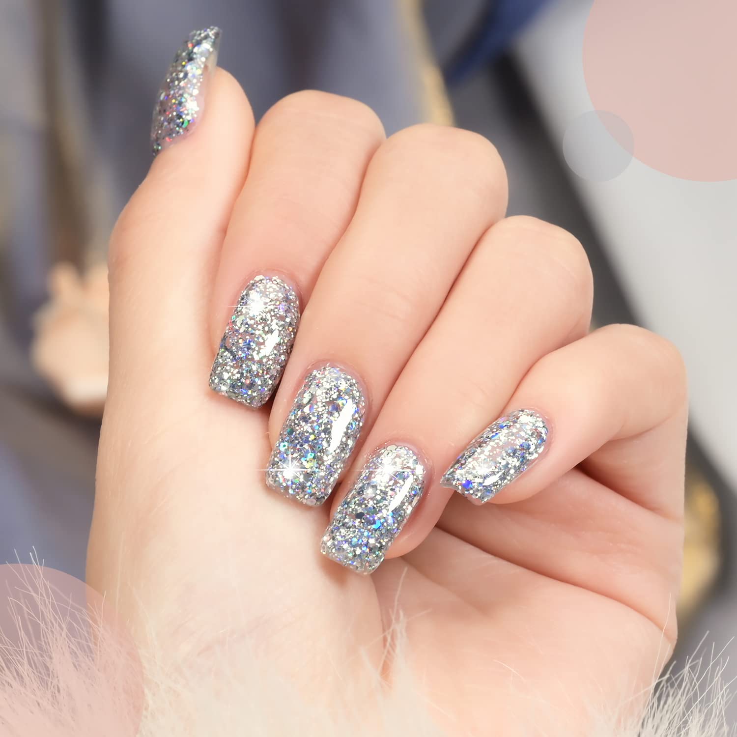 GAOY esmalte gel brillo blanco perla para acabado luminoso