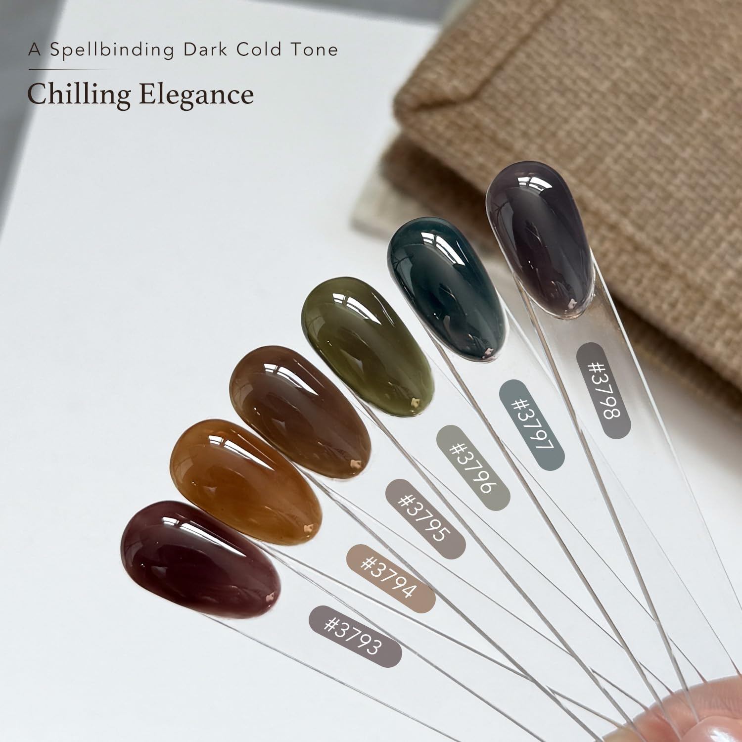 GAOY esmalte gel lechoso: curado rápido con lámpara para manicura duradera.