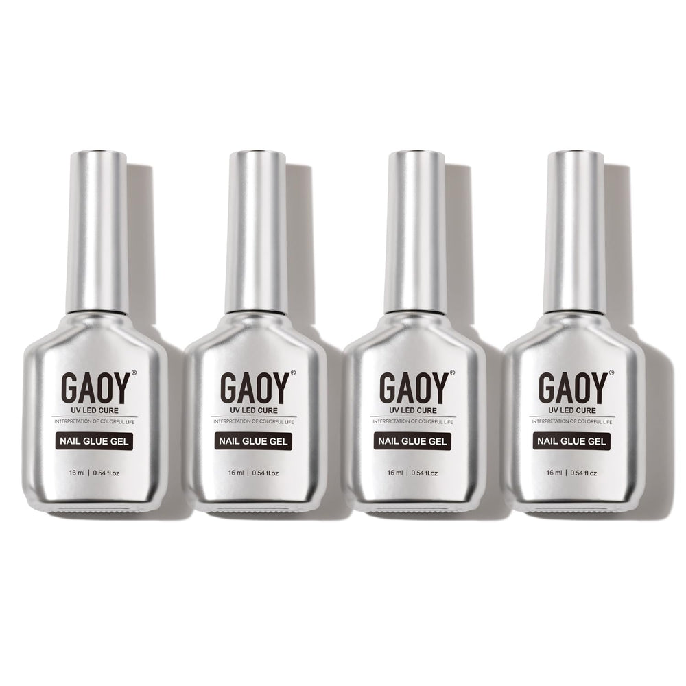 GAOY gel nail glue 16ml bottle ready for durable false nail extensions at home
