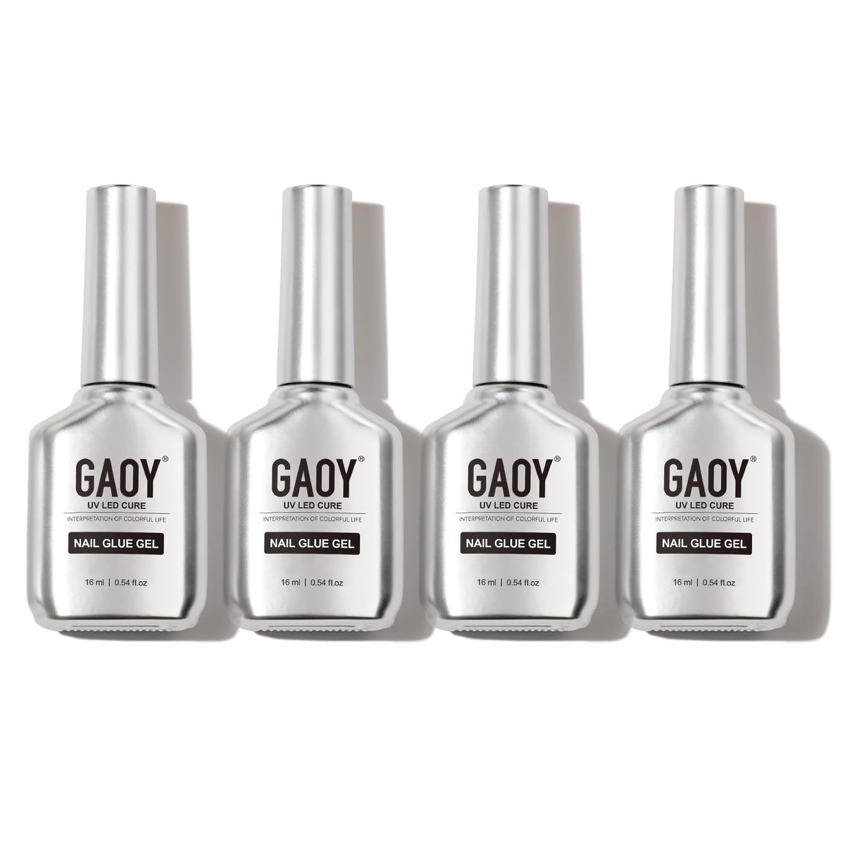 GAOY gel nail glue 16ml bottle ready for durable false nail extensions at home