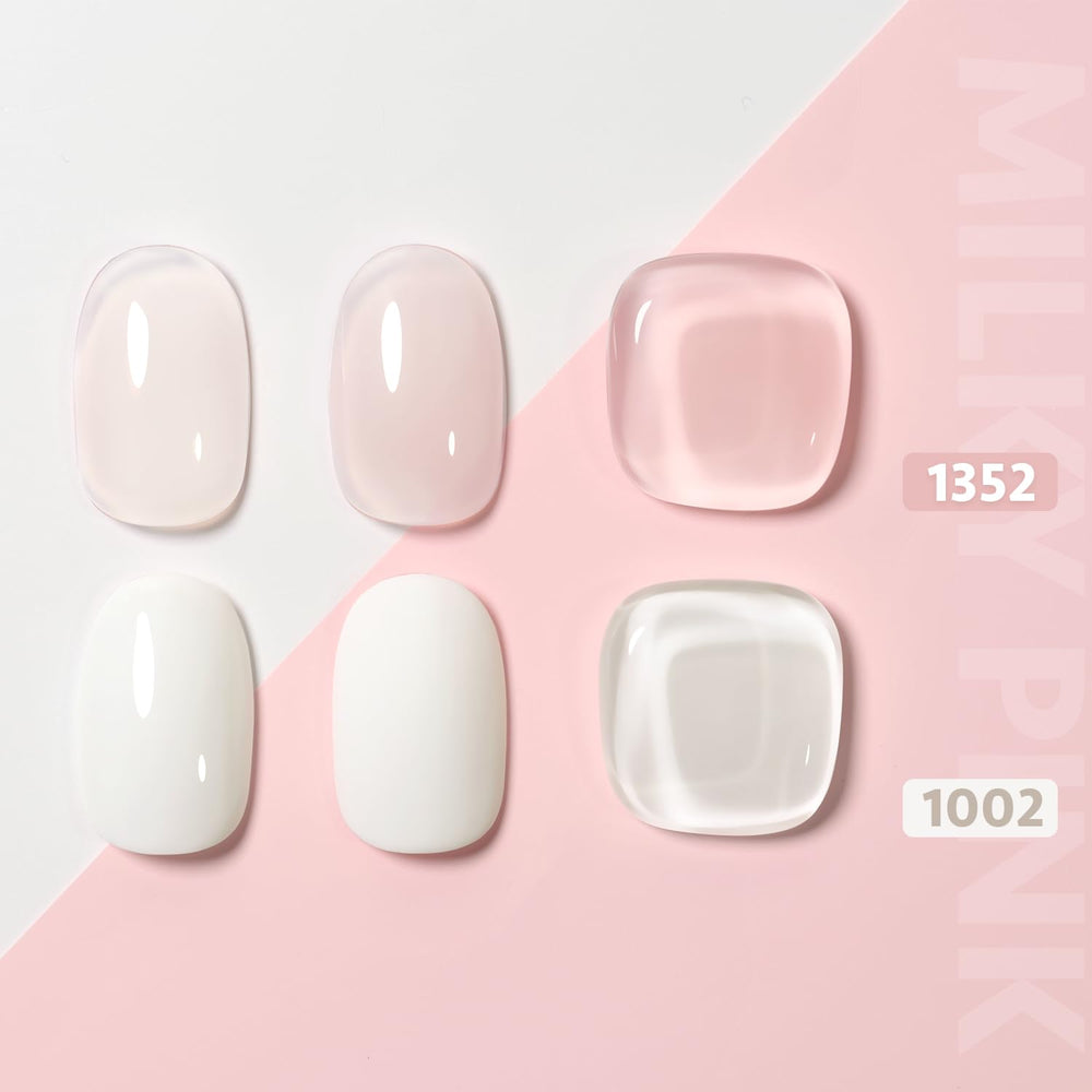 GAOY nude jelly gel polish bottle showing color variety for subtle nails.