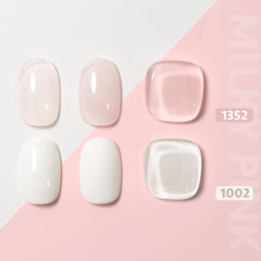 GAOY nude jelly gel polish bottle showing color variety for subtle nails.