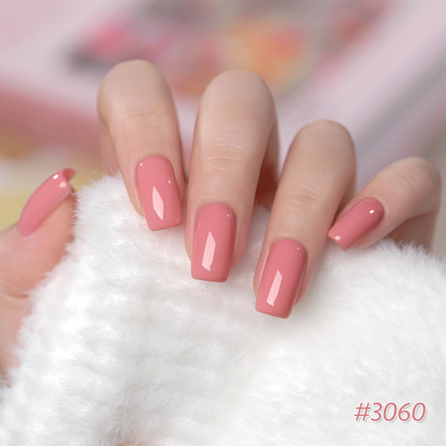 GAOY Gel Nail Polish Set Dusty Pink for chic versatile nails with lasting wear