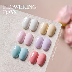 GAOY Gel Nail Polish Set Periwinkle Pastel Purple for soft long-lasting color on nails