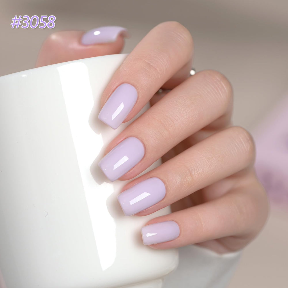 GAOY Gel Nail Polish Set White for clean bright nail art bases and easy layering