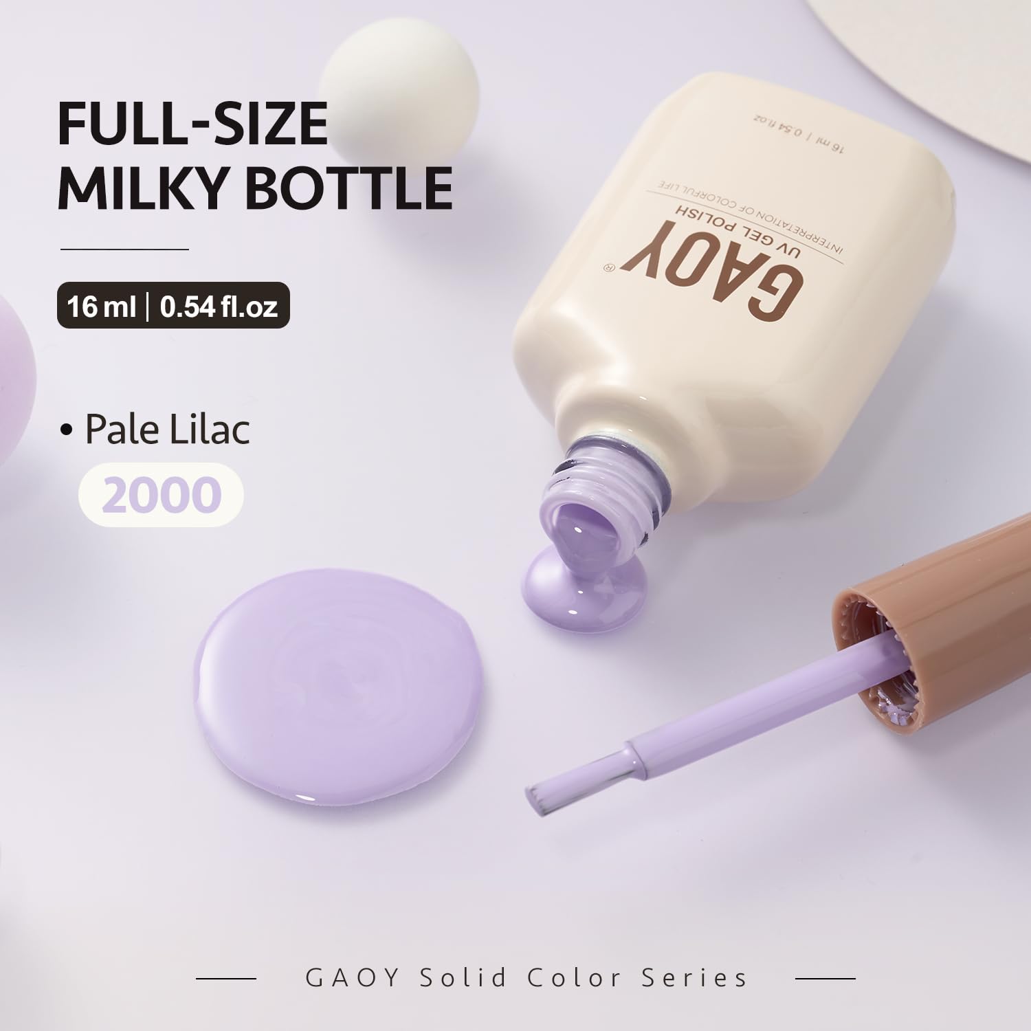 GAOY gel-nail polish top coat gloss offers a professional-looking finish.