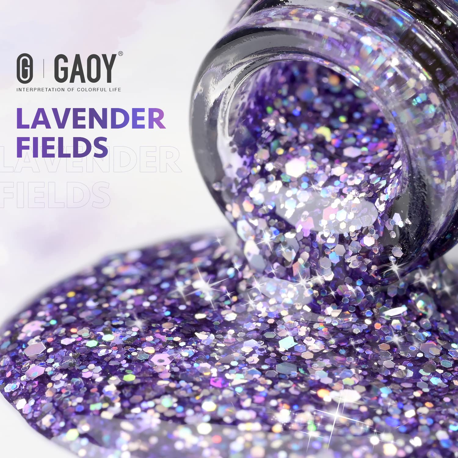 GAOY Glitter Gel packaging image suggests gifting option and easy sharing.