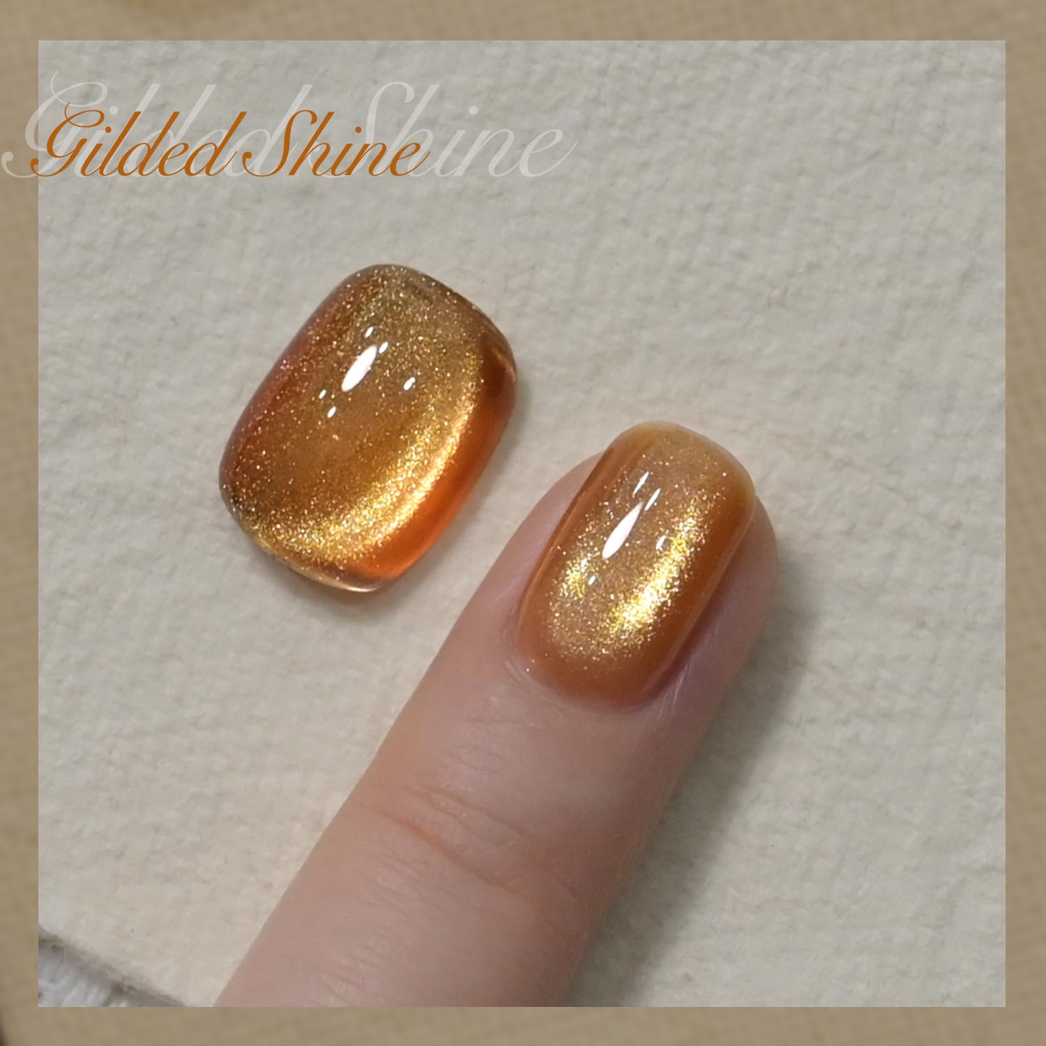 GAOY glitter holographic gel polish offers dazzling light reflections and a festive look