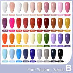 GAOY glossy top coat application delivers a long lasting shiny finish.
