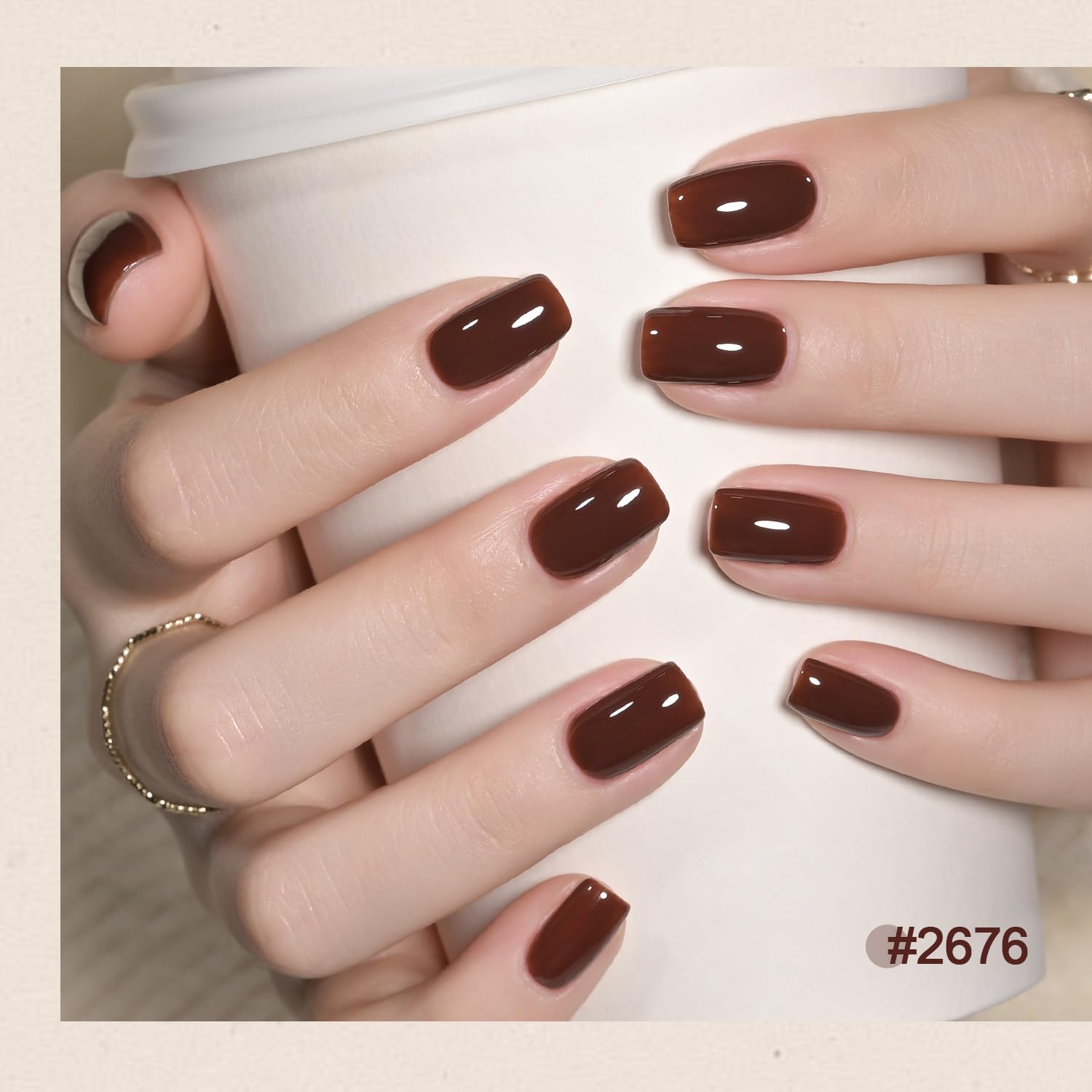GAOY glossy top coat for long-lasting shine and protection