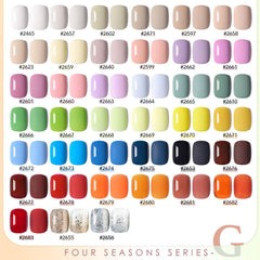 GAOY green-blue jelly polish for fresh everyday manicures