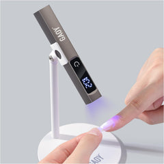 GAOY handheld nail lamp compact, ideal for on-the-go gel manicures and detail work.