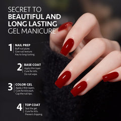 GAOY home manicure setup shows nails prepped for color with minimal tools.