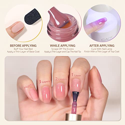 GAOY Jelly Gel at-home nail-art image invites creative designs and professional results