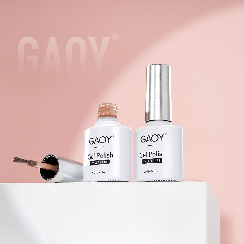 GAOY Jelly Gel Nail Polish Kit LED lamp usage for at-home curing