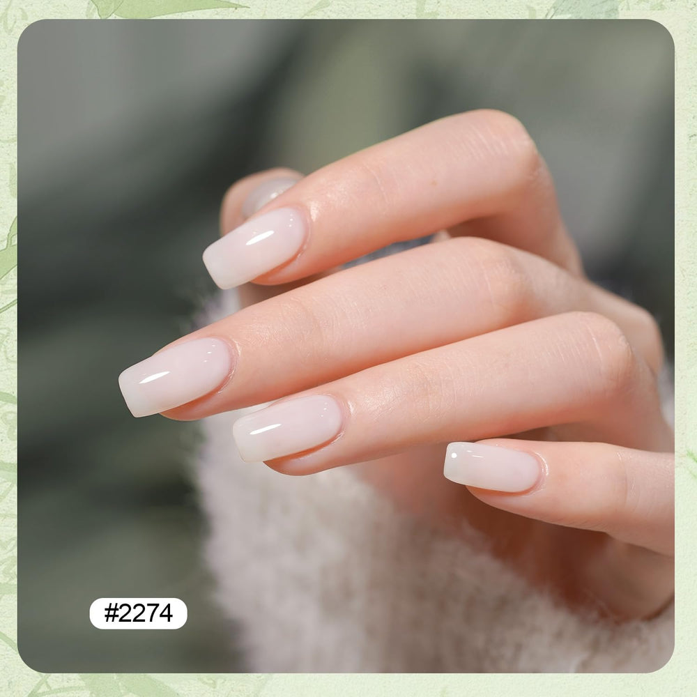 GAOY Gel polish layers show gradual color build and smooth drying for long-lasting results.