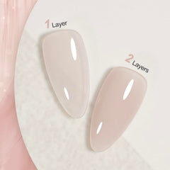 GAOY Jelly Nude polish brush enables precise application and smooth layering.