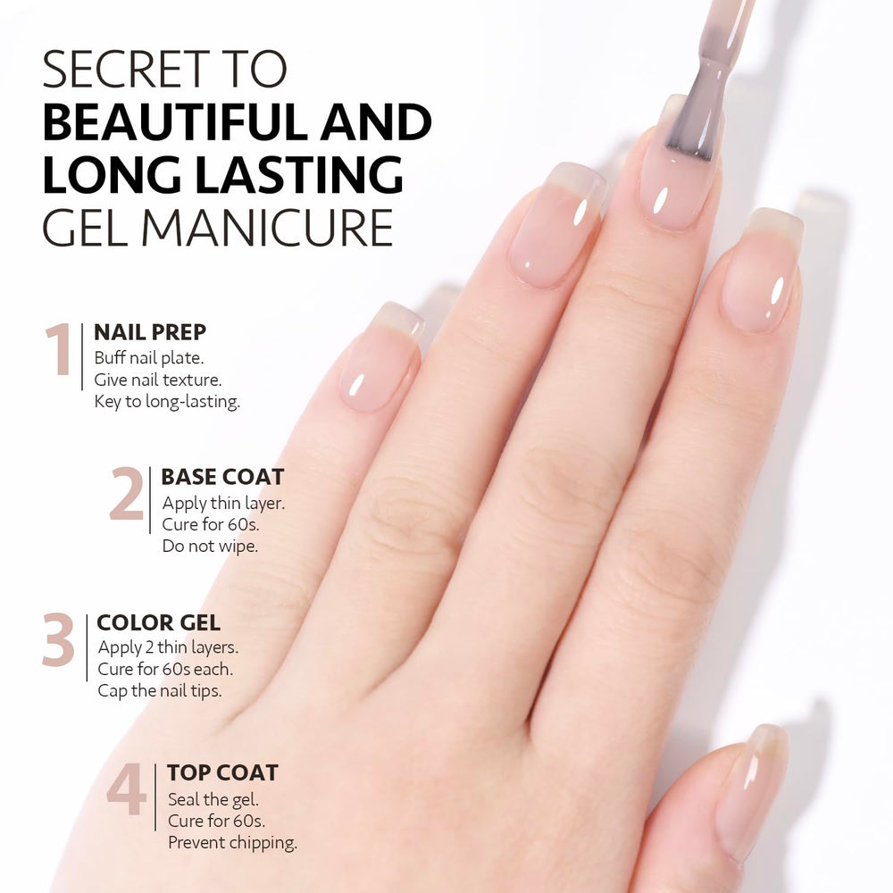 GAOY Jelly Nude packaging highlights the 16ml bottle for home use.
