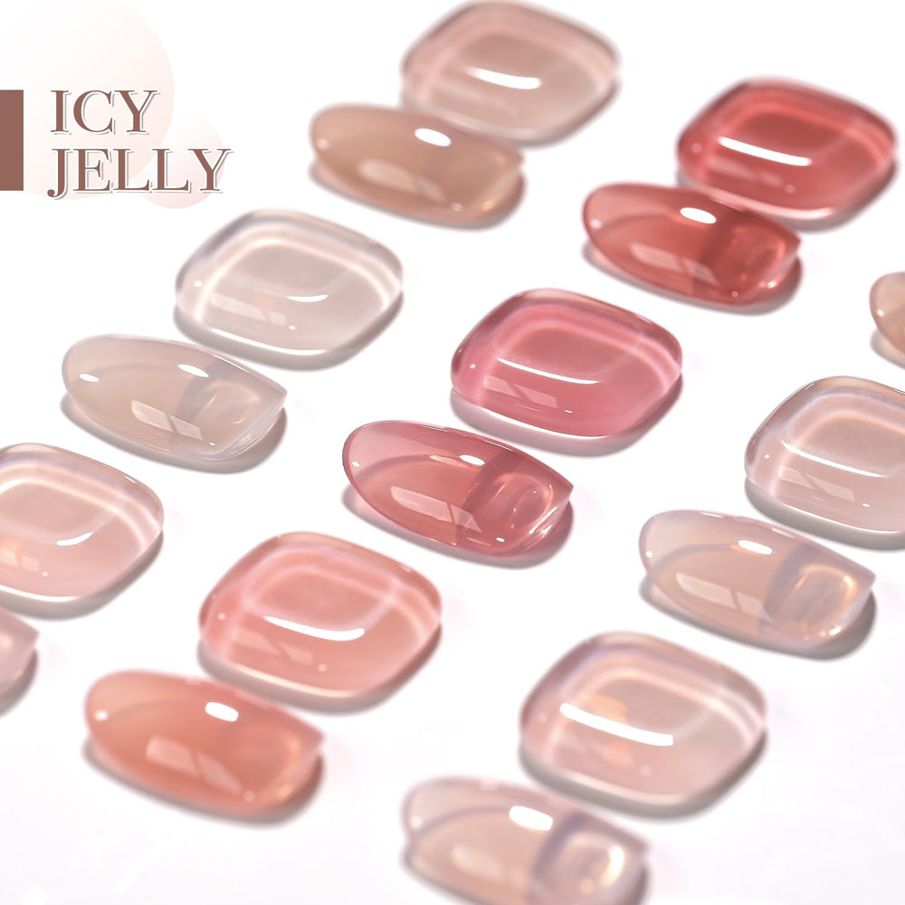 GAOY Jelly Nude nail-art at-home setup for creative DIY nails.