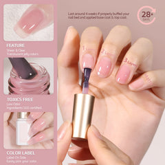 GAOY Jelly Nude Pink nail-art setup invites DIY salon-style creativity at home