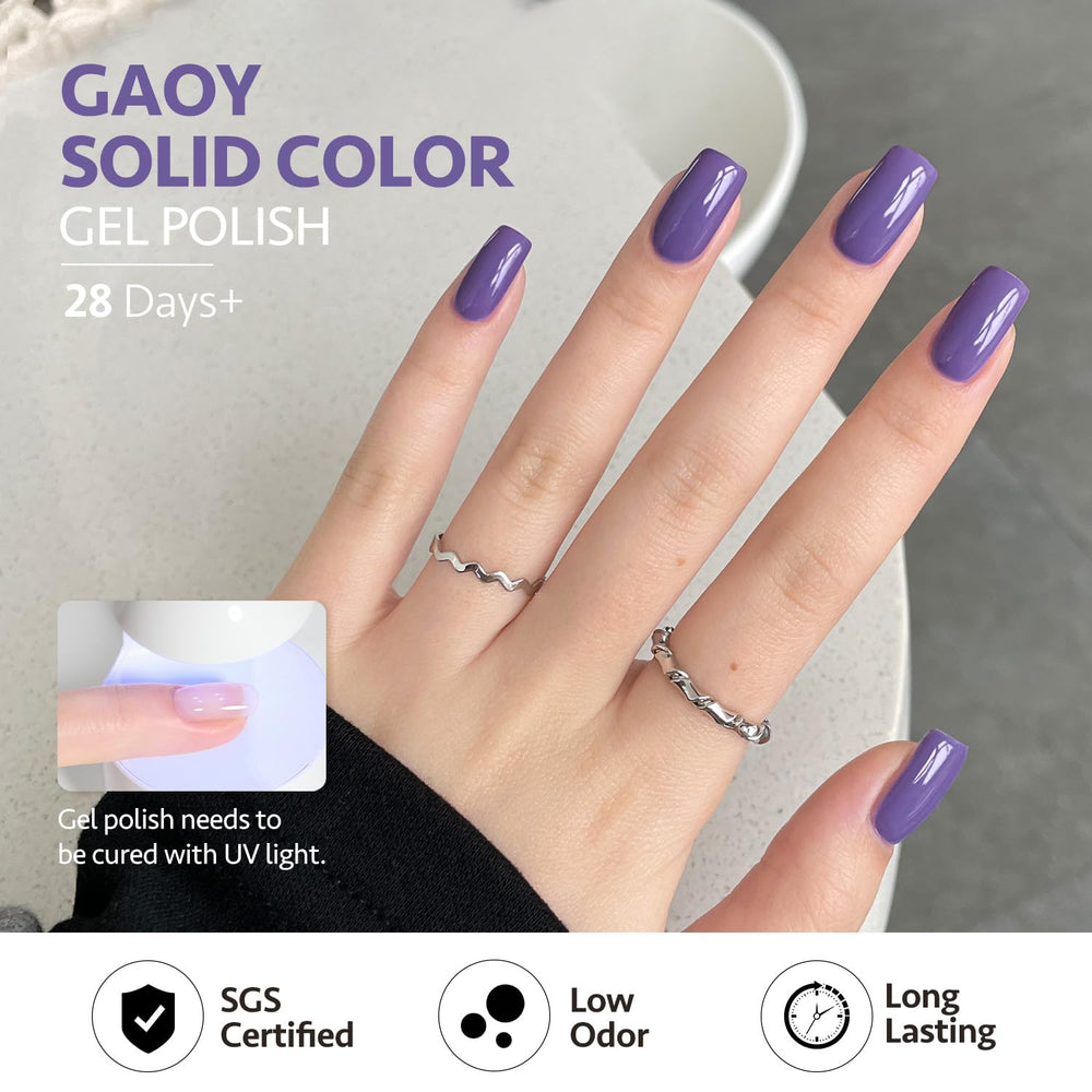 GAOY Long-lasting finish promising up to four weeks with proper base and top coats.