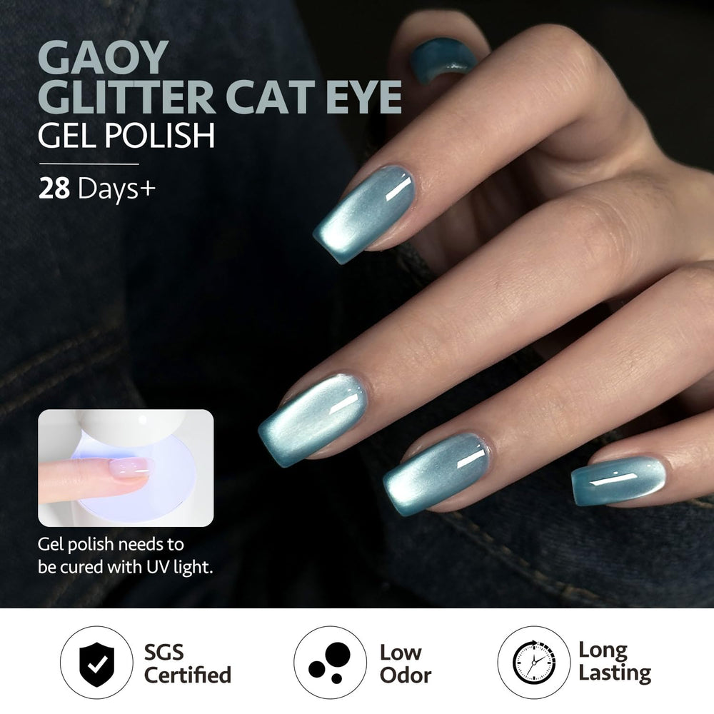 GAOY Long-lasting finish up to four weeks with base and top coats.
