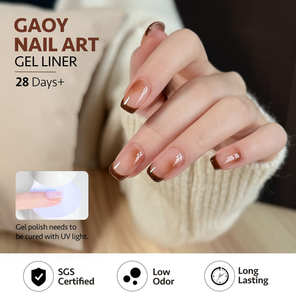 GAOY long wear gel nail polish finish suitable for weeks of wear