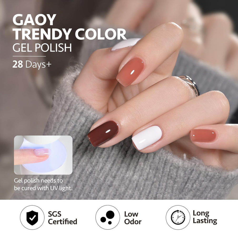 GAOY matte top coat delivers velvet finish and smudge resistance