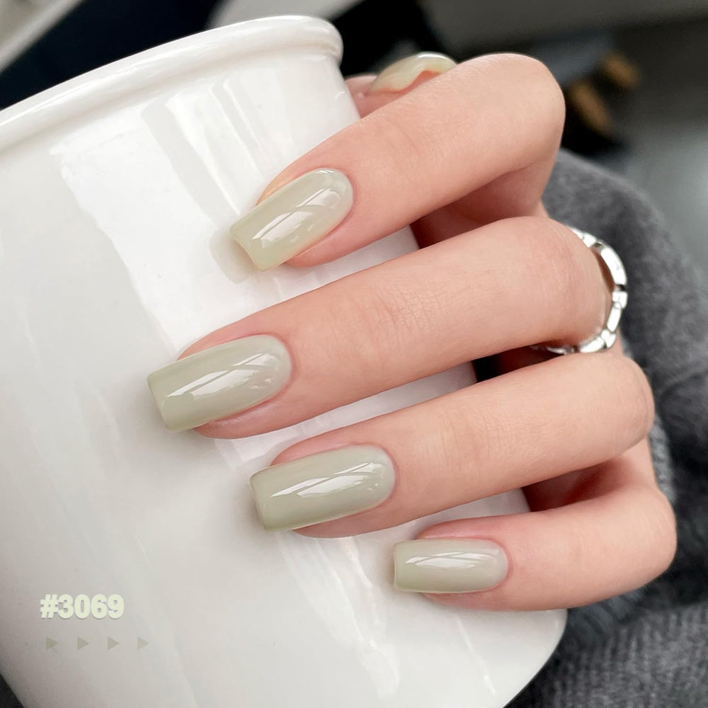 GAOY Milky Black Gel gris oscuro para un look sofisticado y duradero.