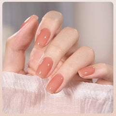 GAOY Milky Jelly Nude UV cure in 60 seconds for quick finishes