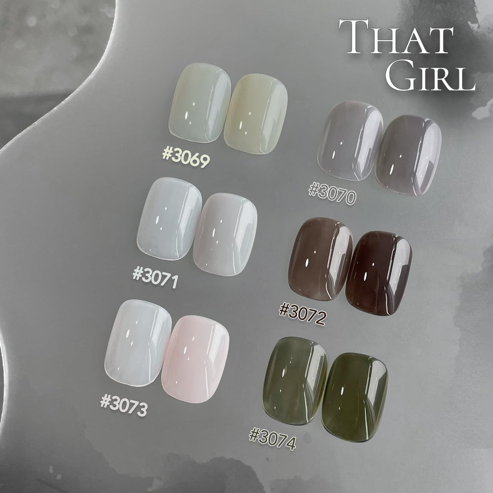 GAOY Milky Gel Nail Polish set ideal for home and salon nail art creation.