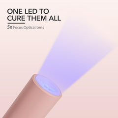 GAOY mini nail lamp portable cordless enables on-the-go manicures anywhere