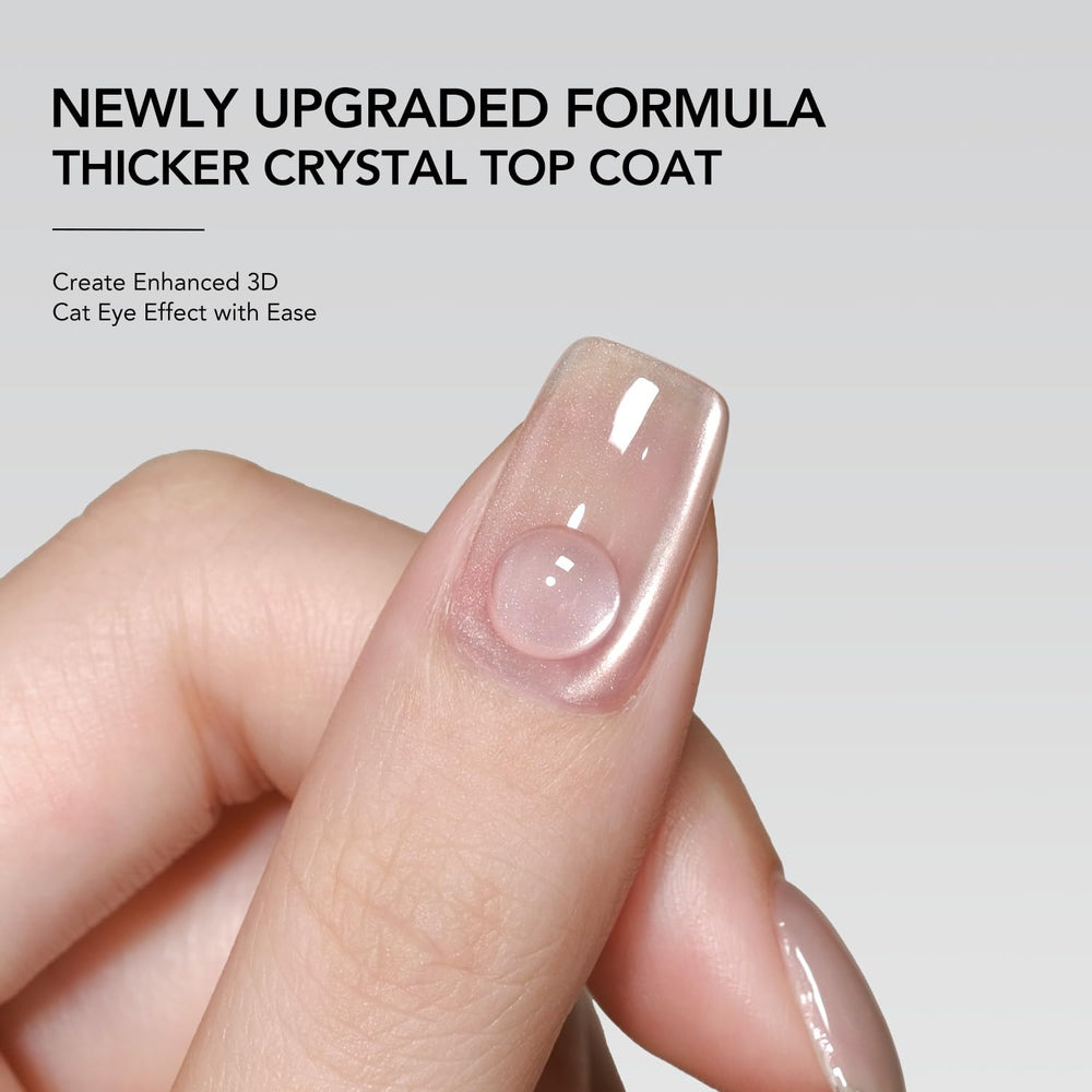 GAOY glossy finish top coat in action delivering salon-quality shine