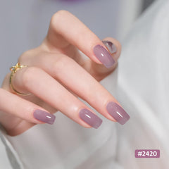 GAOY Mizzle purple bottle displays vibrant shade for accent nails and art