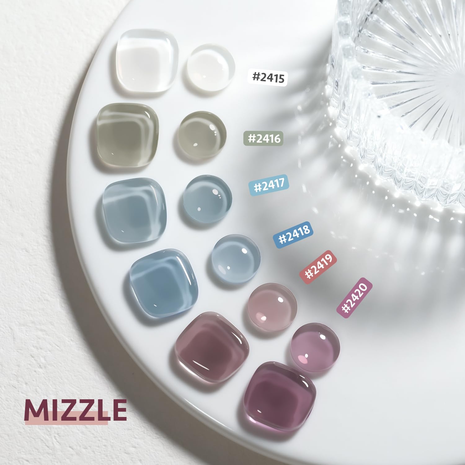 GAOY Mizzle UV-cure 60s image demonstrates quick drying and smooth finish