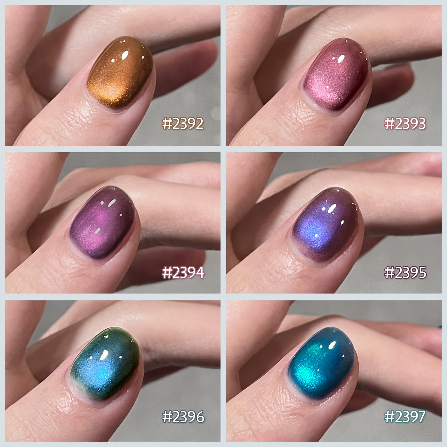 GAOY nail art at-home setup enabling convenient DIY glitter cat-eye designs