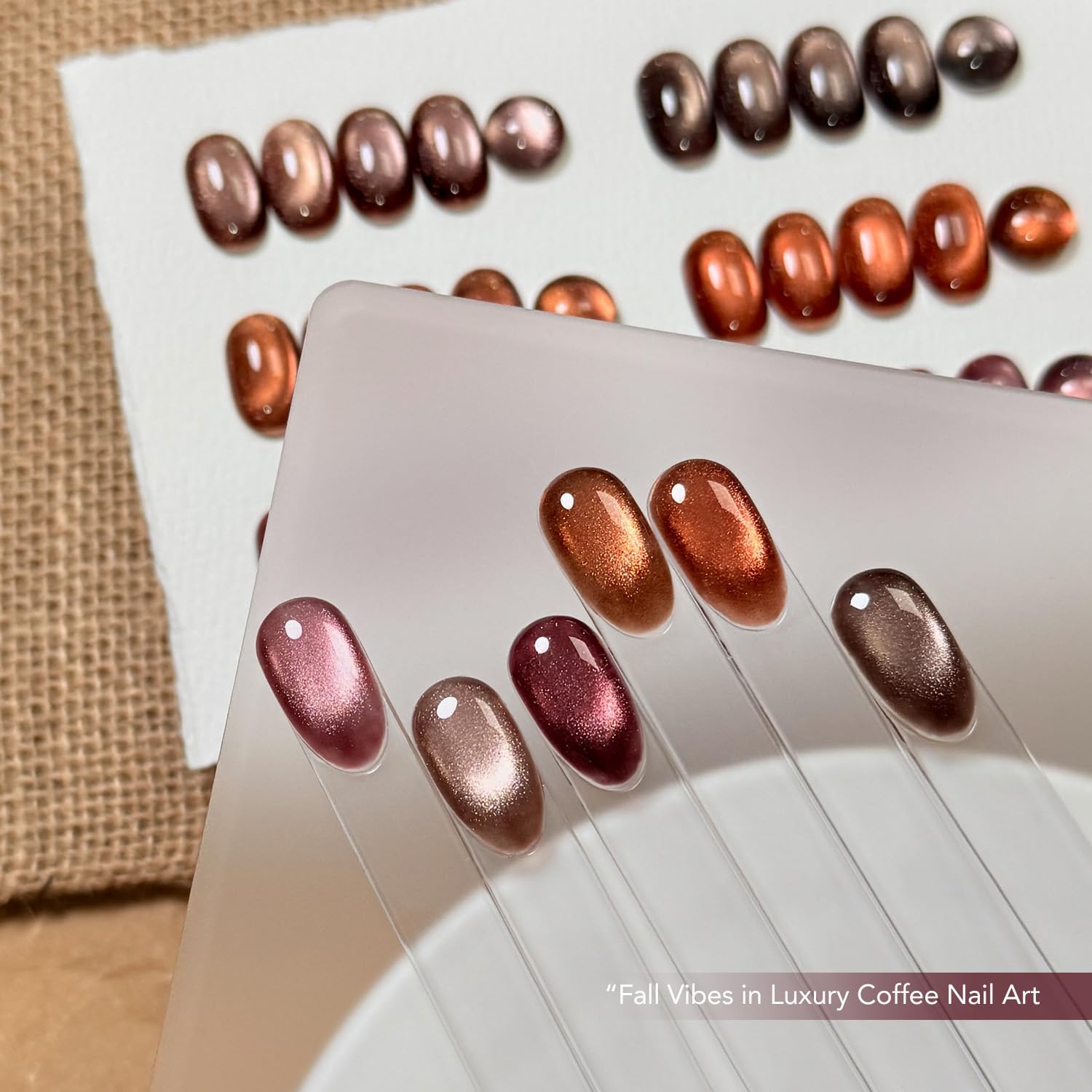 GAOY nail art in progress shows smooth application and durability.