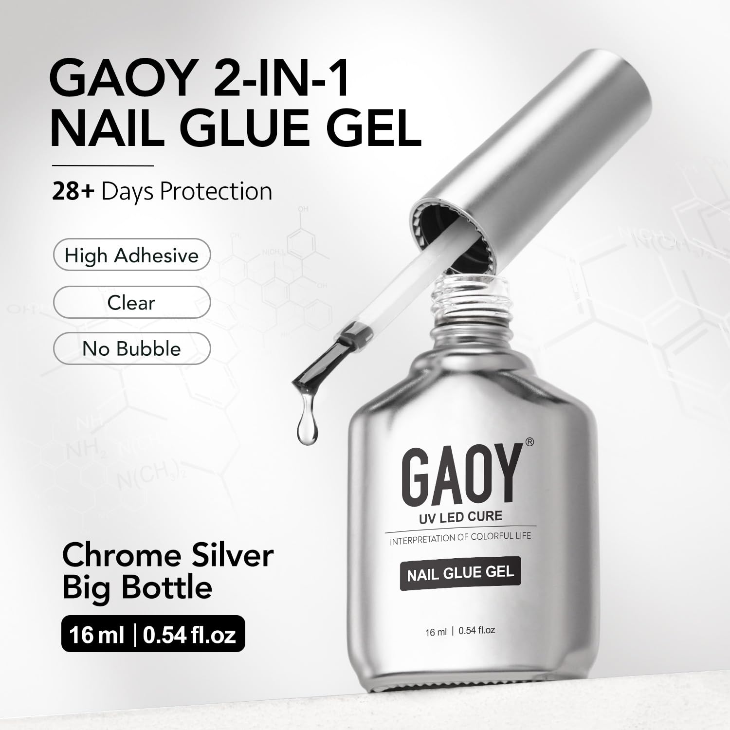 GAOY nail bed buff prep improves adhesion and long-lasting hold